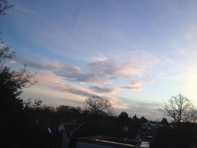 A9 richting Bergen, 25-12-'15
