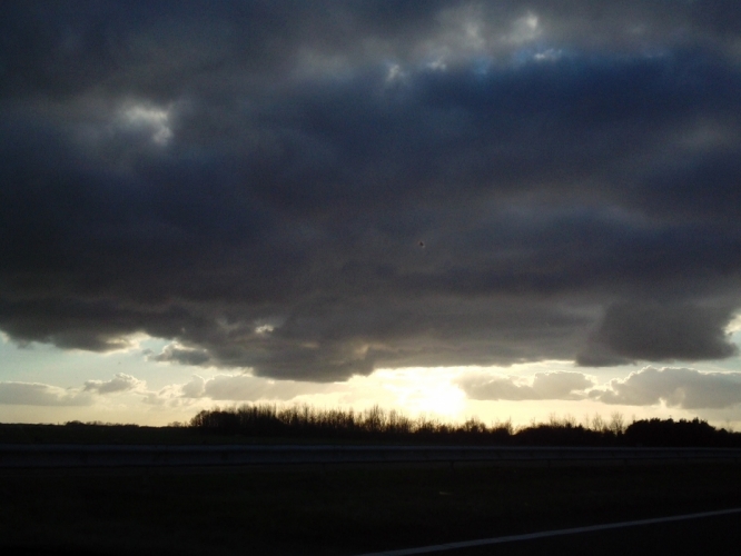 Van Haren naar Bergen 15-01-2012
