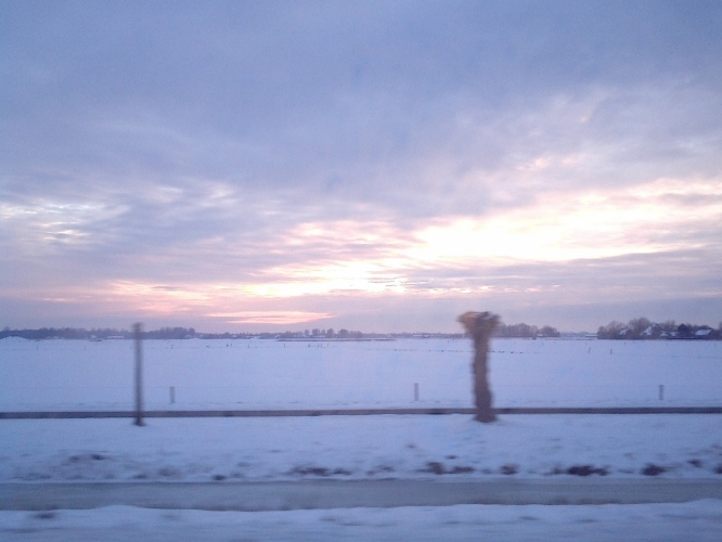 Bergen -> Amsterdam 5 februari 2012
