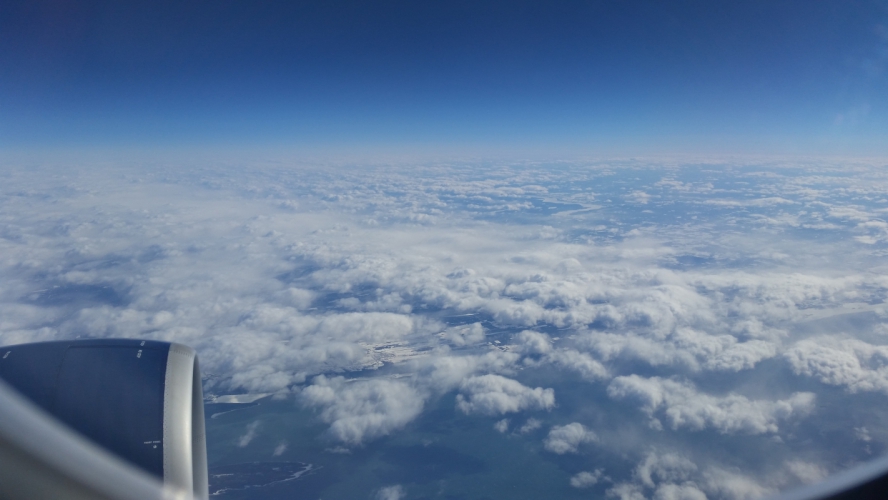 Vlucht A'dam-Atlanta, 12-3-'15
